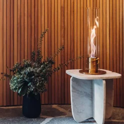 Cheminee / Feu De Table Spin 90 - O 19 X 40,5 Cm - Or-Höfats