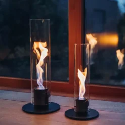 Cheminee / Feu De Table Spin 120 - O 23 X 54 Cm - Noir-Höfats Discount