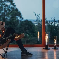 Cheminee / Feu De Table Spin 120 - O 23 X 54 Cm - Noir-Höfats Discount