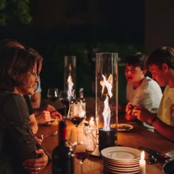 Cheminee / Feu De Table Spin 120 - O 23 X 54 Cm - Noir-Höfats Discount