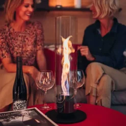 Cheminee / Feu De Table Spin 120 - O 23 X 54 Cm - Noir-Höfats Discount