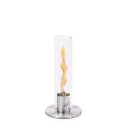Cheminee / Feu De Table Spin 90 - O 19 X 40,5 Cm - Argent-Höfats Online