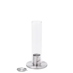 Cheminee / Feu De Table Spin 90 - O 19 X 40,5 Cm - Argent-Höfats Online