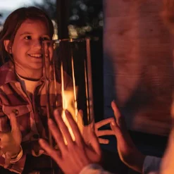 Cheminee / Feu De Table Spin 90 - O 19 X 40,5 Cm - Argent-Höfats Online