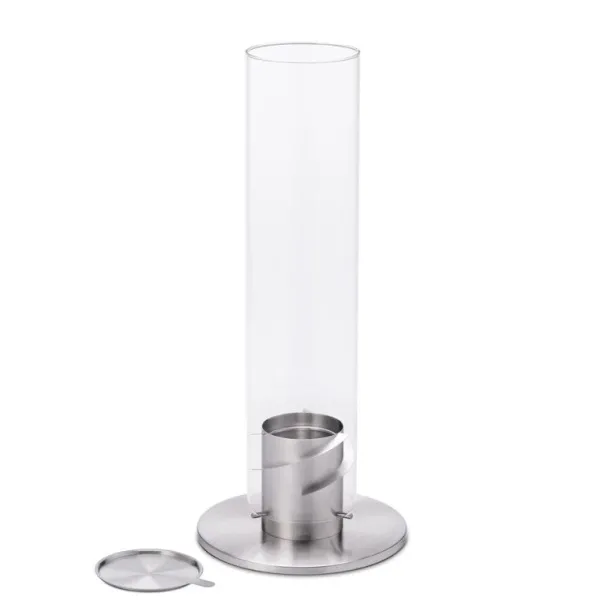 Cheminee / Feu De Table Spin 120 - O 23 X 54 Cm - Argent-Höfats