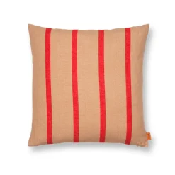 Coussin Grand - Camel/Rouge-Ferm Living Sale