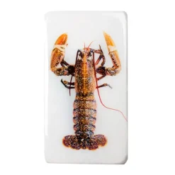 Décoration Murale Homard Jaune / Fond Blanc - 20 X 35 Cm-Stigerwoods Online