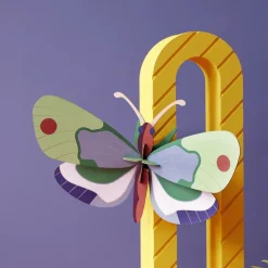 Décoration Murale Papillon Foret Menthe En Carton Recycle-Studio Roof Online