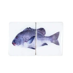 Décoration Murale Poisson Arlequin Sur Fond Blanc - 40 Cm X 20 Cm-Stigerwoods