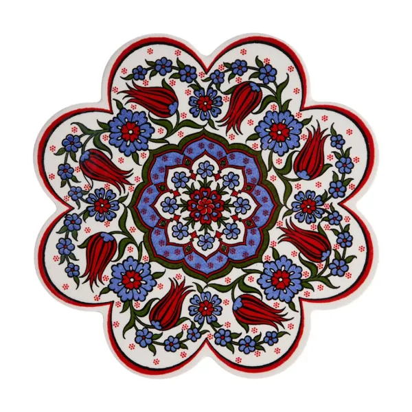 Dessous De Plat - Rouge & Bleu-Sélectionné par Fleux Online