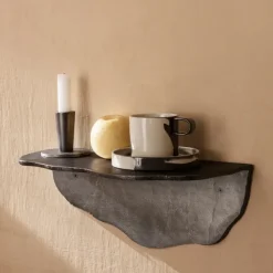 Etagere Fracture Aluminium Noirci-Ferm Living Hot