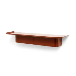 Etagere Murale Korpus - L 90 X P 25 X H 14 Cm - Rouge Brique-Hay