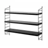 Etagere String Pocket - Noir-String Furniture Outlet