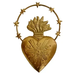 Exvoto Coeur Aureole Or-Boncoeurs