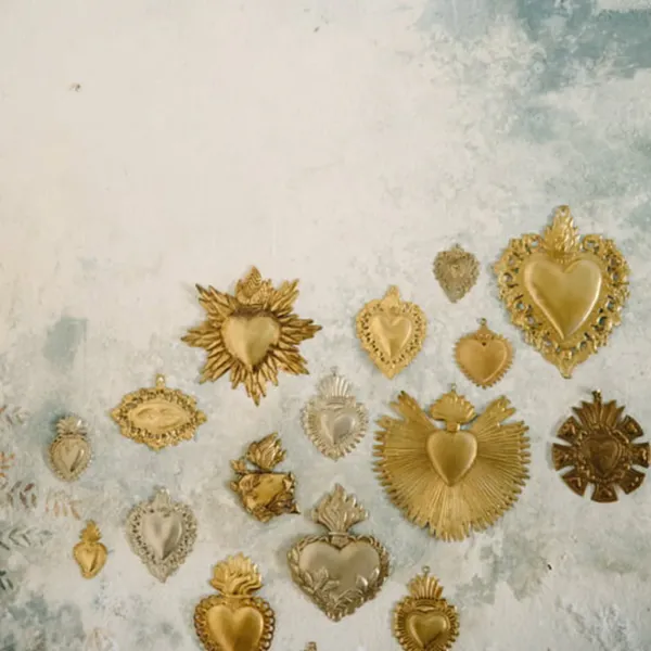 Exvoto Coeur Jungle Or-Boncoeurs Clearance