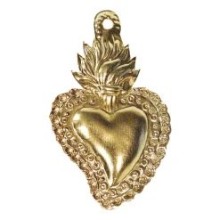 Exvoto Coeur Mini Ardent Or-Boncoeurs Best