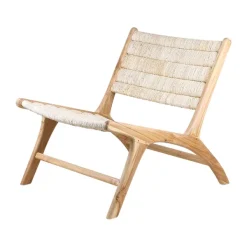 Fauteuil Lounge Teak-HK Living New