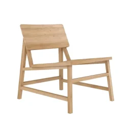 Fauteuil N2 En Chene Massif-Ethnicraft Clearance