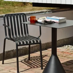 Fauteuil Palissade En Acier Poudre - Anthracite-Hay Outlet