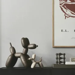 Figurine Chien Ballon D'Og - Chene Fume - H 30 Cm-BoyHood Outlet