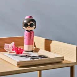 Figurine En Bois Kokeshi Sketch.Inc Jackie - 16.5 Cm-Lucie Kaas Discount