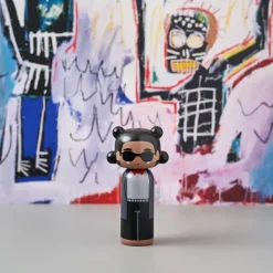 Figurine En Bois Kokeshi Sketch.Inc Jean-Michel - 15 Cm-Lucie Kaas Discount