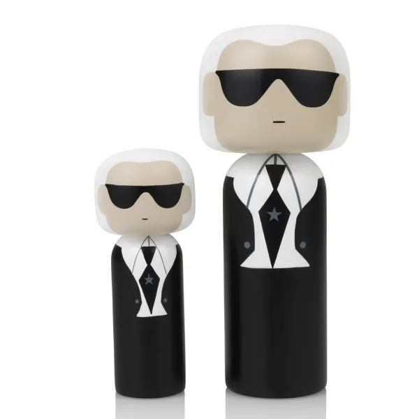 Figurine En Bois Kokeshi Sketch.Inc Karl - Large 21.5 Cm-Lucie Kaas Online