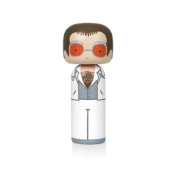 Figurine En Bois Kokeshi Sketch.Inc Elton Blanc - 14.5 Cm-Lucie Kaas Discount