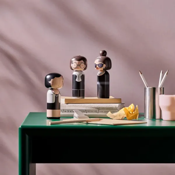 Figurine En Bois Kokeshi Sketch.Inc Audrey - 16.5 Cm-Lucie Kaas Online