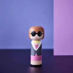 Figurine En Bois Kokeshi Sketch.Inc Anna - 14.5 Cm-Lucie Kaas Discount