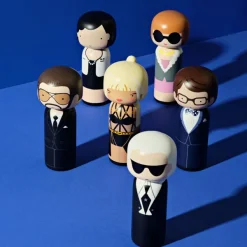 Figurine En Bois Kokeshi Sketch.Inc Anna - 14.5 Cm-Lucie Kaas Discount