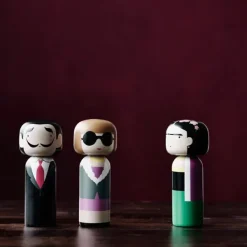 Figurine En Bois Kokeshi Sketch.Inc Anna - 14.5 Cm-Lucie Kaas Discount