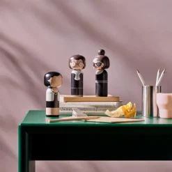 Figurine En Bois Kokeshi Sketch.Inc Coco-Lucie Kaas Outlet