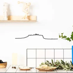 Frise Decorative Athenes - Noir - 50 Cm-The Line Clearance