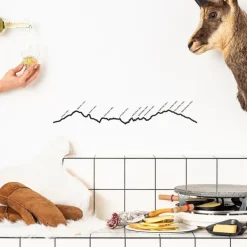 Frise Decorative Chamonix - Noir - 50 Cm-The Line Best