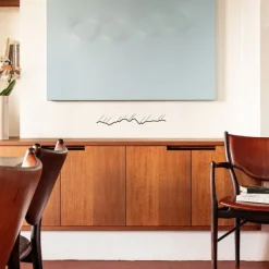 Frise Decorative Courchevel - Noir - 50 Cm-The Line New