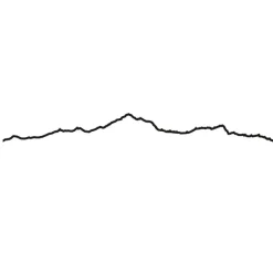 Frise Decorative Mont-Blanc Noir-The Line Sale