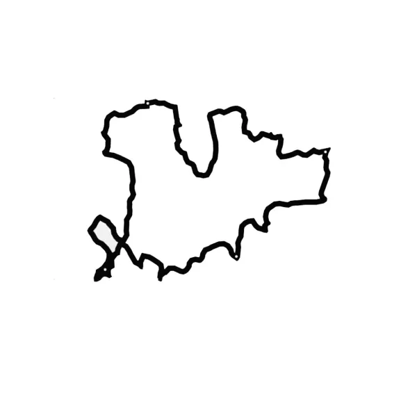 Frise Decorative Mykonos - Noir - 50 Cm-The Line Discount