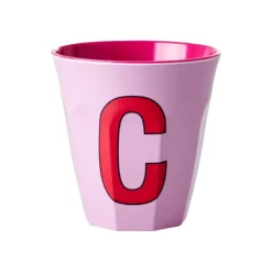 Gobelet Lettre C En Melamine - Rose-Rice Hot