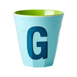 Gobelet Lettre G En Melamine - Menthe-Rice