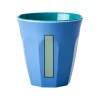 Gobelet Lettre I En Melamine - Bleu-Rice Outlet