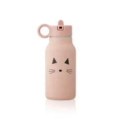 Gourde Falk En Acier Inoxydable 250 Ml - Chat Rose-Liewood