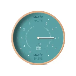 Horloge Des Marees Artic Blue En Bois-Ocean Clock Sale