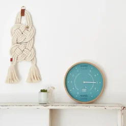 Horloge Des Marees Artic Blue En Bois-Ocean Clock Sale