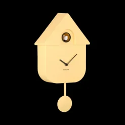 Horloge Modern Cuckoo - Jaune-Sélectionné par Fleux