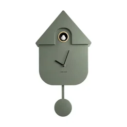 Horloge Modern Cuckoo En Metal L 21.5 X H 41 Cm - Vert Kaki-Sélectionné par Fleux Sale