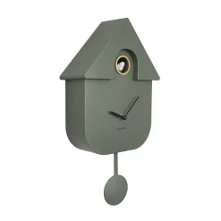 Horloge Modern Cuckoo En Metal L 21.5 X H 41 Cm - Vert Kaki-Sélectionné par Fleux Sale