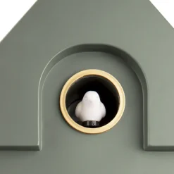 Horloge Modern Cuckoo En Metal L 21.5 X H 41 Cm - Vert Kaki-Sélectionné par Fleux Sale