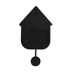 Horloge Modern Cuckoo En Metal L 21.5 X H 41 Cm - Noir-Sélectionné par Fleux Best