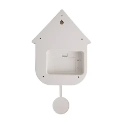 Horloge Modern Cuckoo En Metal L 21.5 X H 41 Cm - Blanc-Sélectionné par Fleux Discount